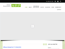 Tablet Screenshot of neafp.org
